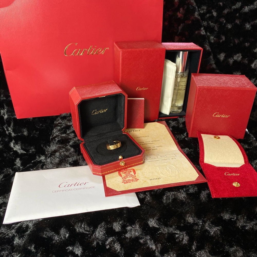 Authentic 18k Cartier 5mm love band